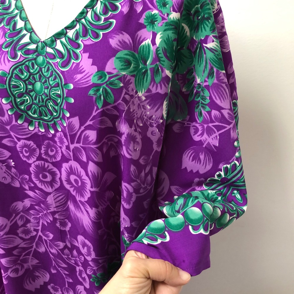 Miss Lavish London Kaftan Dress Lot Womens 20-24 Plus Black Red Floral Kimono - Picture 12 of 16